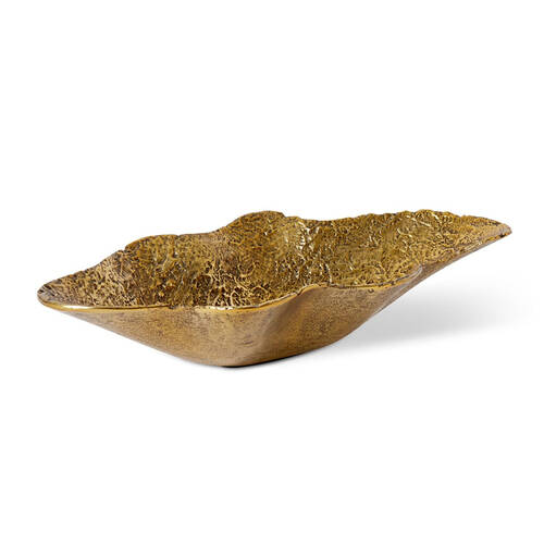 E Style Homer Bowl Trinket Tabletop Home Decor 55cm Antique Gold
