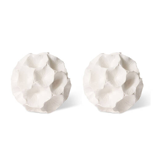 2PK E Style Miriam Sculpture Tabletop Home Decor 10cm White