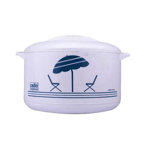 Cello Chef Deluxe 10L Stainless Steel Hot Pot Casserole Food Warmer White