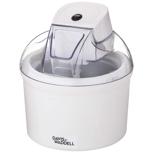 Davis & Waddell 1.5L Electric Ice Cream Maker Machine White