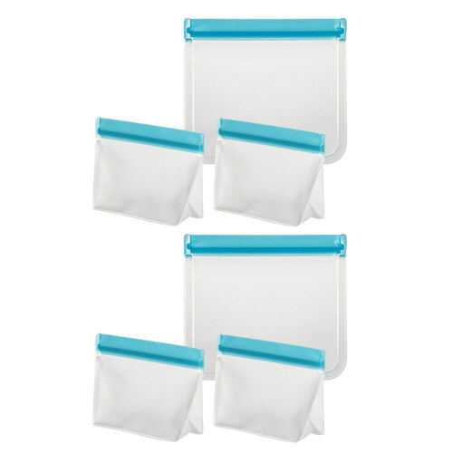 2PK 3pc Davis & Waddell Ecopocket Reusable Lunch Packs 