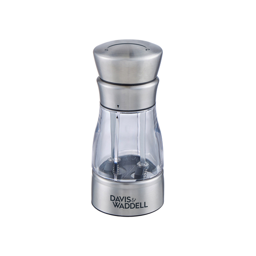 Davis & Waddell Dual Salt/Pepper Mill Stainless Steel 7x7cm