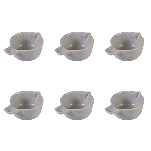6PK Davis & Waddell Nori Porcelain Mini Pourer 15x11cm/210ml - Light Grey