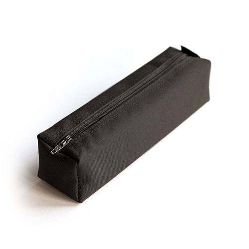 Delfonics Marek Canvas Box Pencil Case 19cm - Black