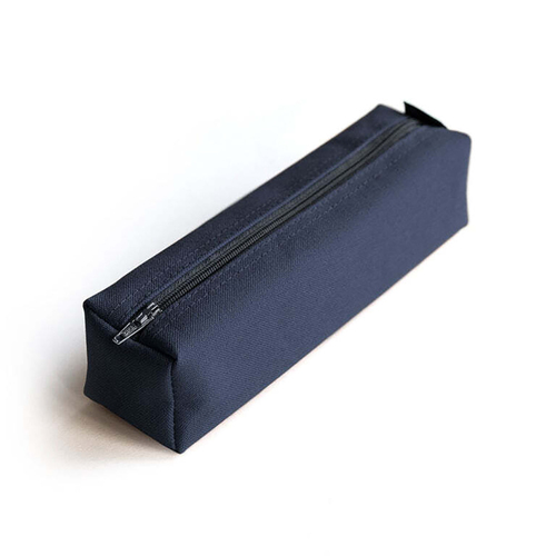 Delfonics Marek Canvas Box Pencil Case 19cm - Dark Blue