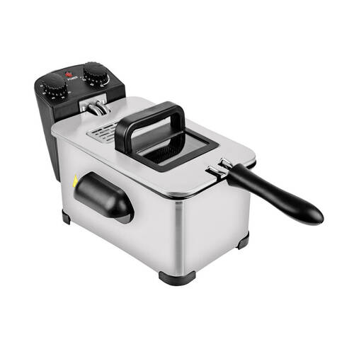 Lenoxx 3.8L Deep Fryer w/ Timer Control Knob Kitchen Tool