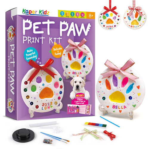 Kaper Kidz Pet Paw Print Craft Kit Kids/Childrens Toy 8Y+