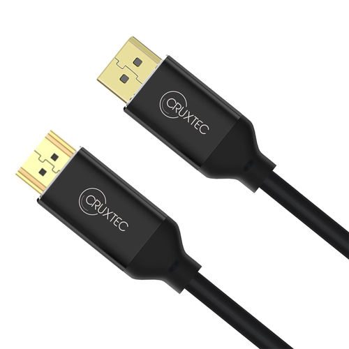 Cruxtec DH8K60H-02-BK Displayport Male To Male HDMI Cable 2m