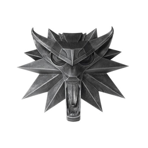  The Witcher 3 Wild Hunt Wolf Wall Sculpture 8x7in