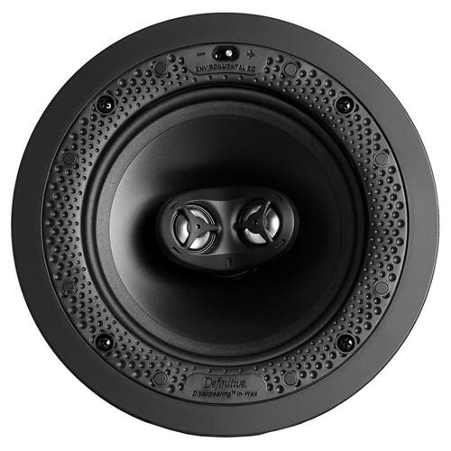 Definitive Technology 6.5" Disappearing In-Wall Ceiling Stereo Speaker - White