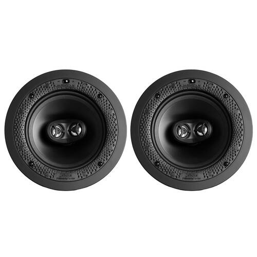 2PK Definitive Technology 6.5" Disappearing In-Wall Ceiling Stereo Speaker - White