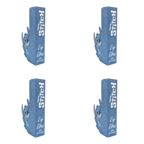 4PK Disney Stitch Lip Gloss Kids/Children Beauty Cosmetics