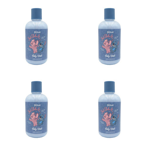 4PK Disney Lilo & Stitch Body Wash Kids Bath Soap 250ml