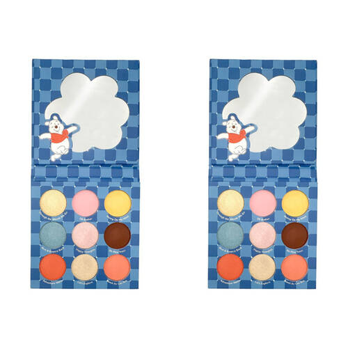 2PK Disney Winnie The Pooh Eyeshadow Palette 9 Colours Eye Makeup Kids/Girls