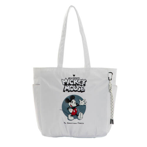 Disney Mickey Mouse Tote Travel Handbag 32x32cm - White