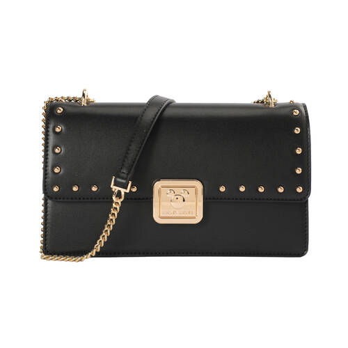 Disney Mickey PU Leather Shoulder Handbag 24x15cm - Black