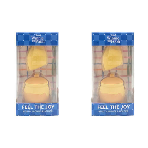 2PK Disney Winnie The Pooh Makeup Sponge Set Facial/Skincare Cosmetic Kids/Children