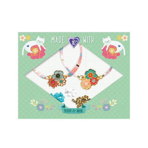Djeco You & Me Tila & Flowers Beads Set Jewellery DIY Kit 10y+