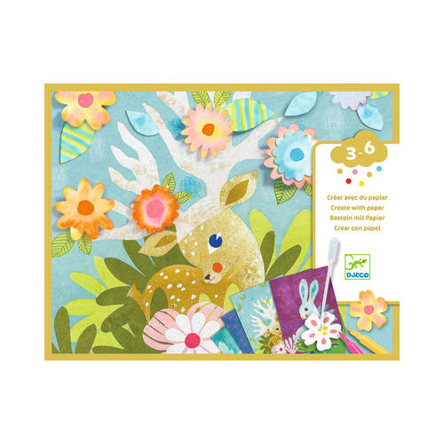 Djeco Blotting Paper Drawing Art/Craft Activity Set Kids 3y+