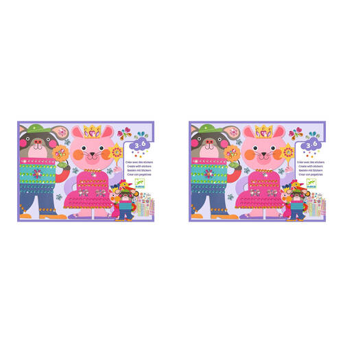 2PK Djeco Sparkles Stickers Set 31x24cm Kids/Children 3y+