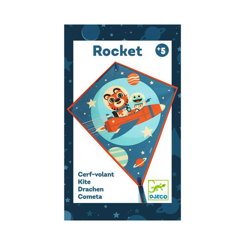 Djeco Rocket Flying Kite Toy Kids/Children/Family 5y+