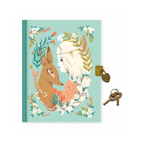 Djeco Lucille Secrets Notebook/Journal 16x19cm Kids/Children 4y+