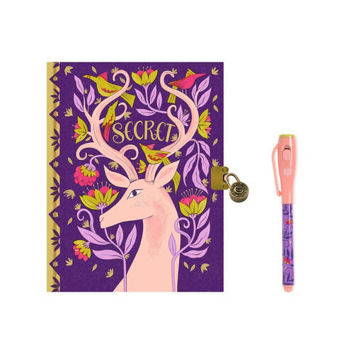 Djeco Melissa Secret Notebook w/ Magic Pen Stationery 8y+