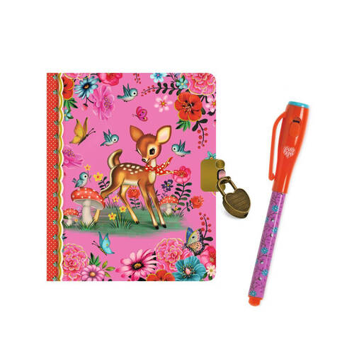 Djeco Fiona Little Secret Notebook w/ Magic Pen Stationery 8y+