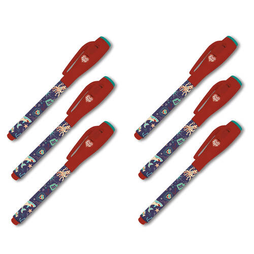 6PK Djeco Steve Magic Pen w/ Invisible Ink Stationery 3y+
