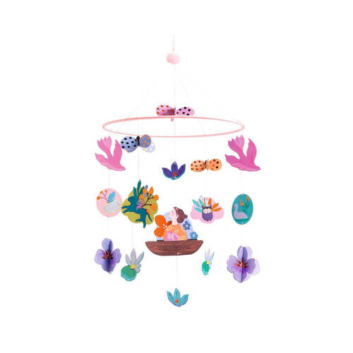 Djeco Nature Paper Mobile Nursery Room 21cm Hanging Decor 0m+