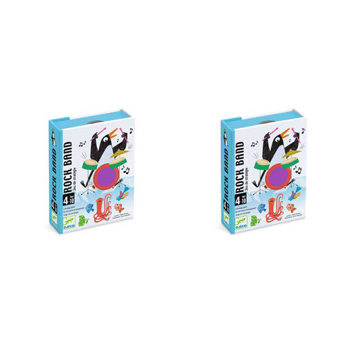 82pc Djeco Rock Band Tactical Card Game Set Kids 4y+