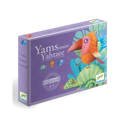 Djeco Yahtzee Kids/Children 20x15.9cm Junior Board Game Fun Play 4y+