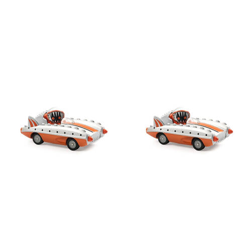 2PK Djeco Piranha Kart Crazy Motors 4x8cm Kids Play Toy 3y+