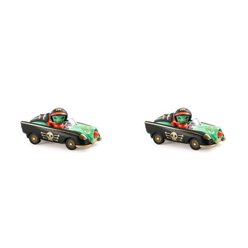 2PK Djeco Pirate Wheels Crazy Motors 4x7cm Kids Play Toy 3y+