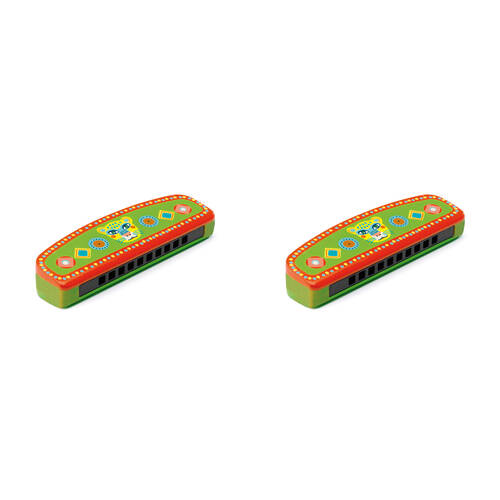 2PK Djeco Animambo Harmonica Kids/Childrens Musical Play Toy 3y+