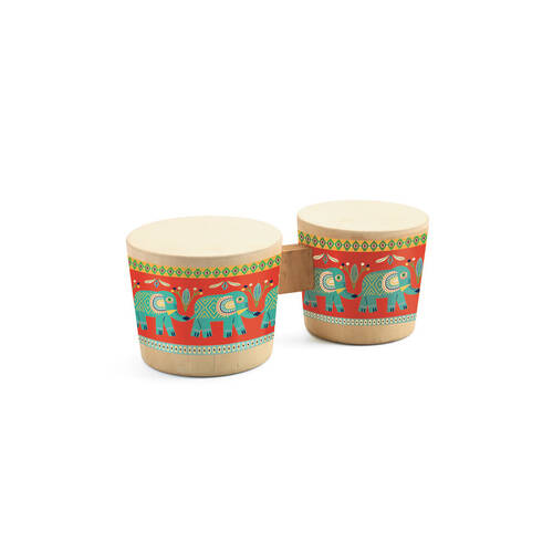 Djeco Animambo Bongo Drums Kids Musical Play Toy 3y+