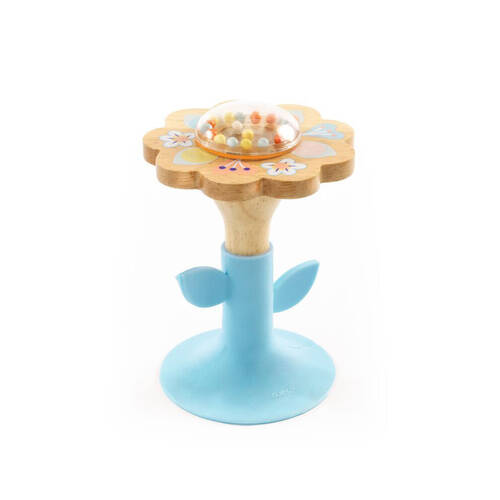 Djeco BabySwipi Wood Rattle 11cm Sensory Play Kids Toy 3m+