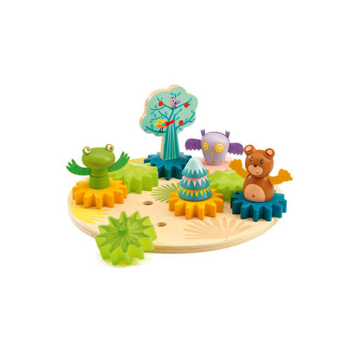Djeco Woodytwist 3D Animal Stacking Puzzle Kids/Children Toy 18m+