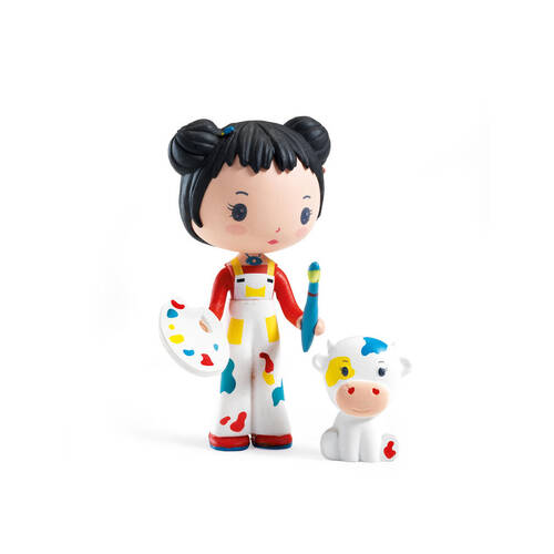 Djeco Barbouille & Gribs Tinyly Figurines 10x12cm Kids Play Toy 4y+