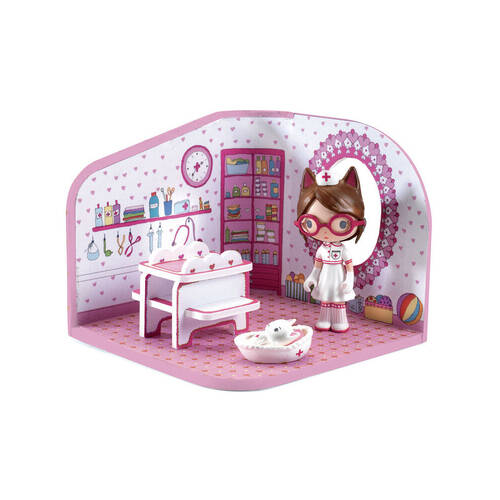 Djeco Milou Tinyly Tinyshop 11x12cm Miniature Toy Set Kids 4y+