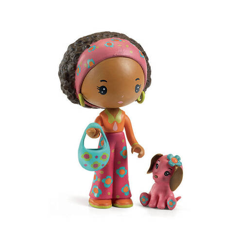 Djeco Poppy & Nouky Tinyly Figurines 10x13cm Kids Play Toy 4y+