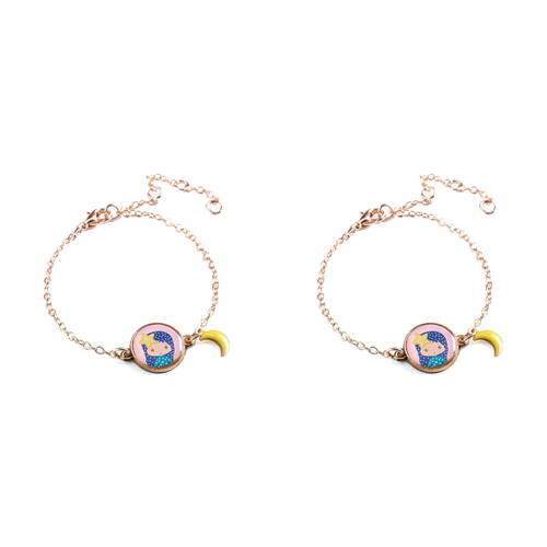 2PK Djeco Luz Tinyly 13cm Bracelet Kids Fashion Jewellery 4y+
