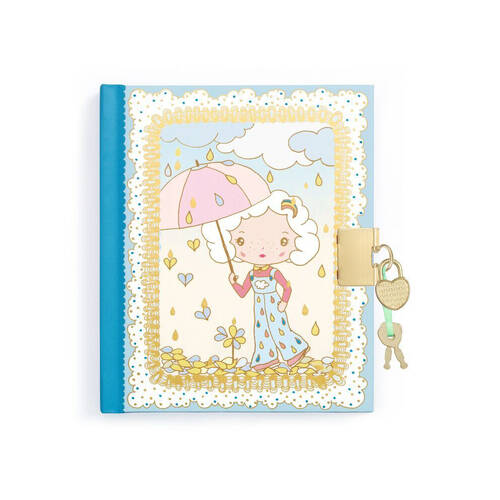 Djeco Tinyly Prunelle Secret Notebook Kids Writing Stationery 4y+