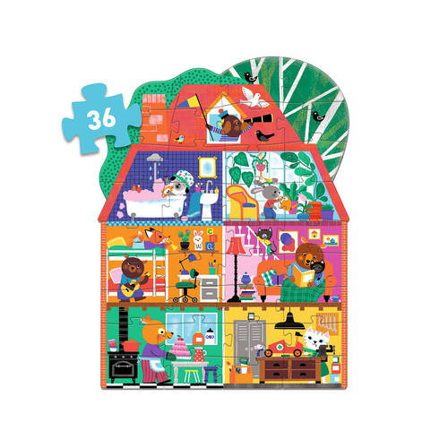 36pc Djeco The Little Buddies Giant Puzzle Kids Game 66x87cm 3y+