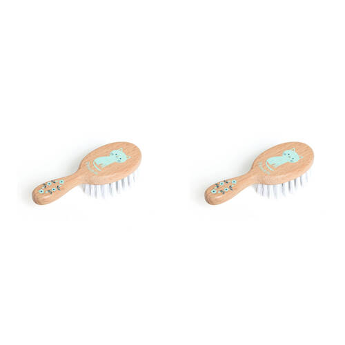 2PK Djeco 11cm Lovely Doll Hair Brush Pretend Play Accessory 3y+