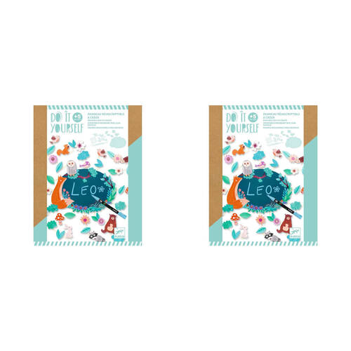 2PK Djeco Do It Yourself In the Wood Sign Kids DIY Kit 5y+