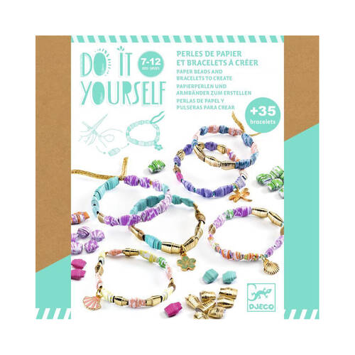 Djeco Do It Yourself Chic & Golden Bracelets Kids DIY Creative Kit 7y+