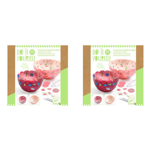 2PK Djeco Do It Yourself In the Air Bowls Kids DIY Creative Kit 7y+