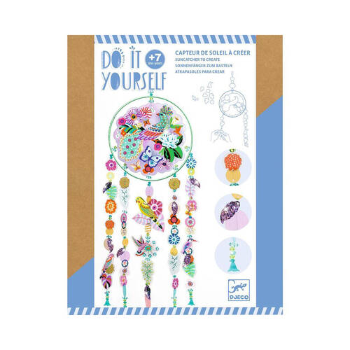 Djeco Do It Yourself Paradise Bird Suncatcher Kids DIY Creative Kit 7y+