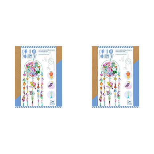 2PK Djeco Do It Yourself Paradise Bird Suncatcher Kids DIY Creative Kit 7y+